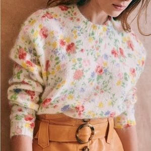 Sézane Floral Sweater NWT XXL